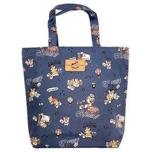 Waterproof Travel Corgi Bucket Tote Hand Bag